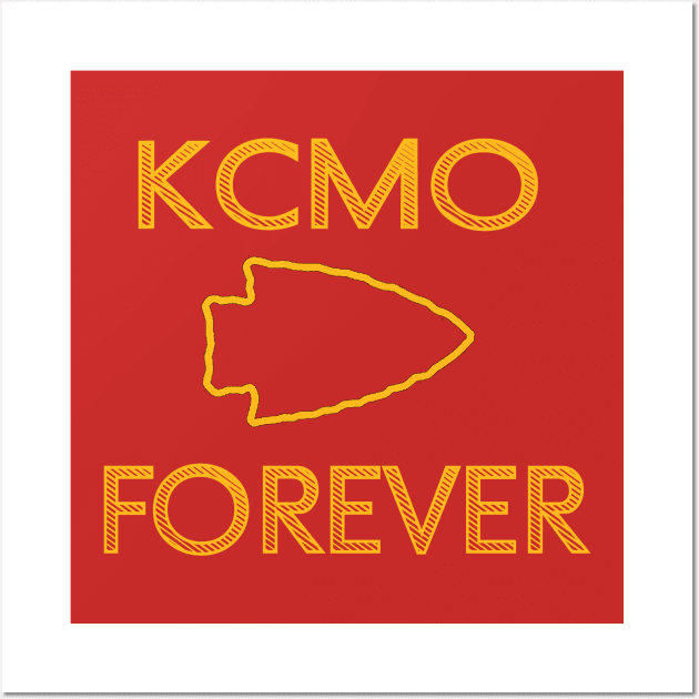 KCMO FOREVER with Arrowhead Wall Art by Scarebaby